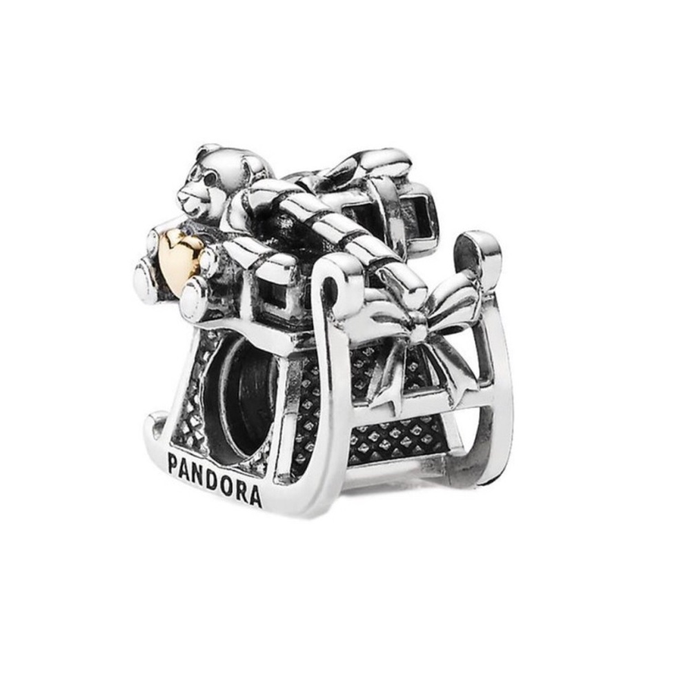 Pandora Sterling Silver Santa’s Sleigh Charm